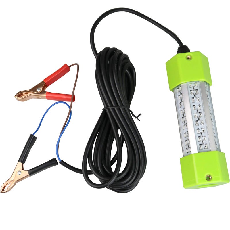 Lightingsky 12V 70W 7000 Lumens LED Submersible Fishing Light 6 Sides Underwater Fish Finder Lamp with 5m Cord (Green-70W) - Image 5